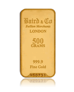500g 999.9 Goldbarren - NMF OHG